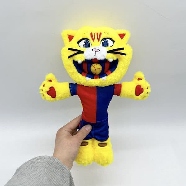 FC Barcelona maskot løve plyslegetøj
