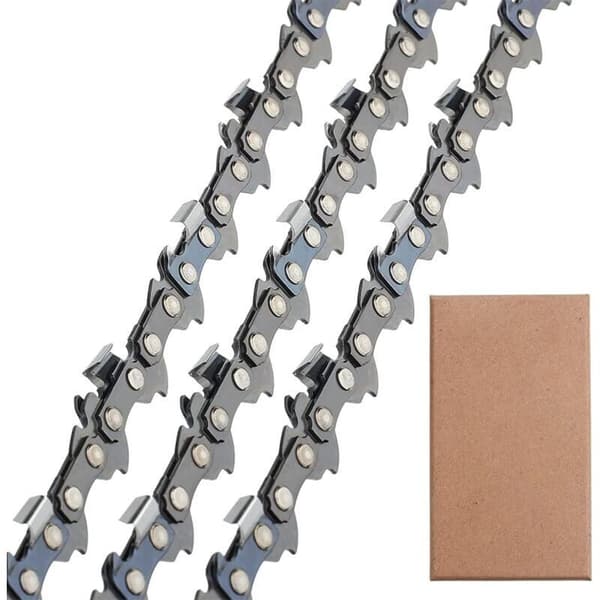 Sæt med 3 motorsavskæder, 35 cm – 3/8\" LP stigning – 1,1 mm sporvidde – 50 led – Kompatibel med Stihl MS170 MS180 MS192T