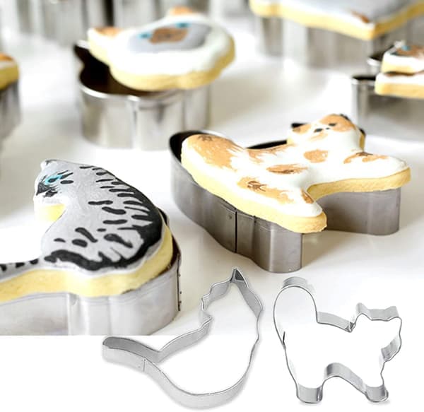 stykker kattekakeformer, DIY bakeverktøy, kakeformer, brødformer