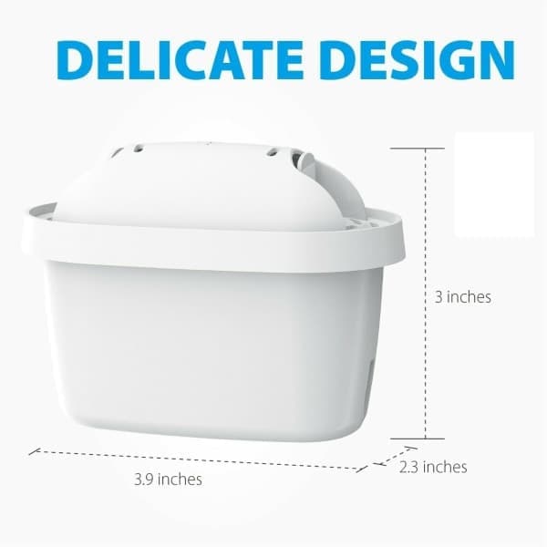 Yleiskäyttöinen kalkkivedensuodatinpatruuna Brita Maxtra / Plus+ täyttöön x 12