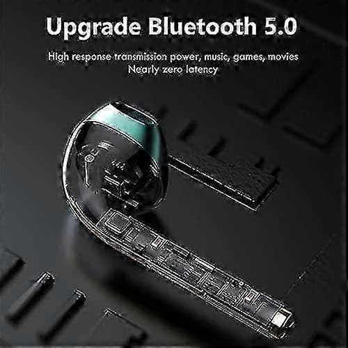 Bluetooth-hörlurar, In-Ear Bluetooth 5.0-hörlurar med mikrofon, USB-C snabbladdning (guld)
