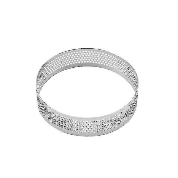 16 stk. 8 cm terteformer i rustfritt stål Fransk dessertmousse Fruktpai Tertering Quiche Kakeform