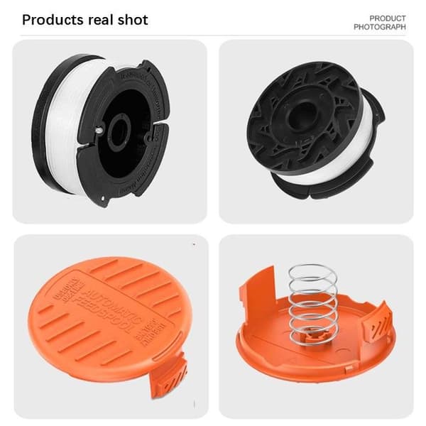 BLACK+DECKER AF-100-3ZP erstatningsspole for gressklipper, spole, sett 6+2+2