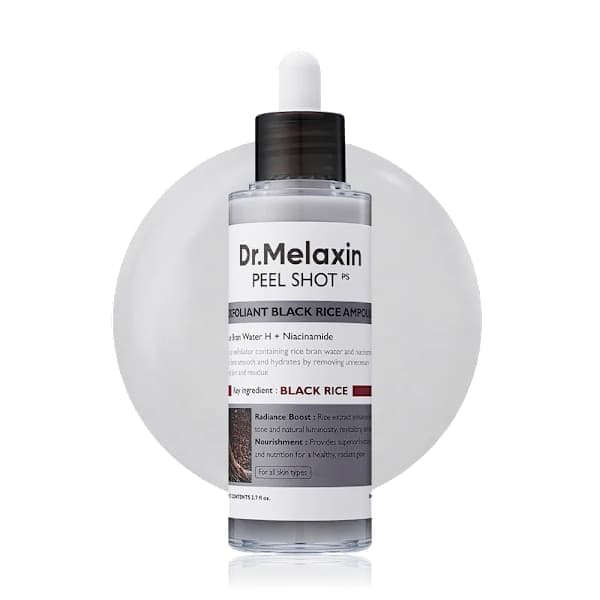 Peel Shot Svart Ris Exfolierande och Mjukgörande Essens Svart ris Black rice