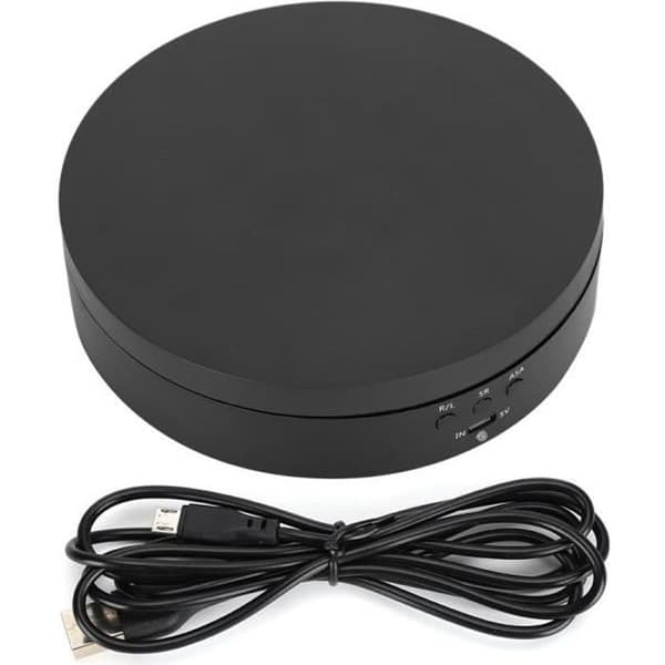 Tovejs roterende platform displaystander, 2-4 kg bæreevne, 3 hastigheder, til smykker og telefoner - IKKE