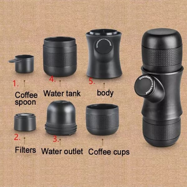 Kaffemaskiner - Bärbara - Manuellt manövrerade