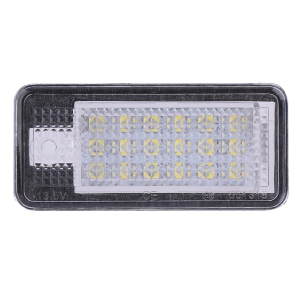 Høj lysstyrke 18 LED nummerpladelys til Audi A3 S3 A4 S4 B6 B7 A6 C6 (sort)
