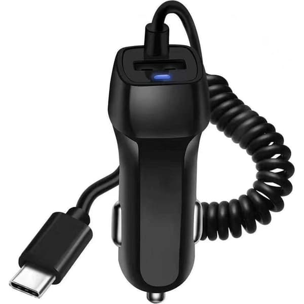 USB Biloplader – Hurtigoplader med Type-C kabel til Samsung S23/S22/S21, iPhone 13/12/11 & Huawei