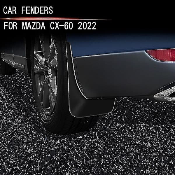 Biltilbehør til Mazda Cx-60 2022 2023 Stænklapper Stænkskærme Bildele Llwl