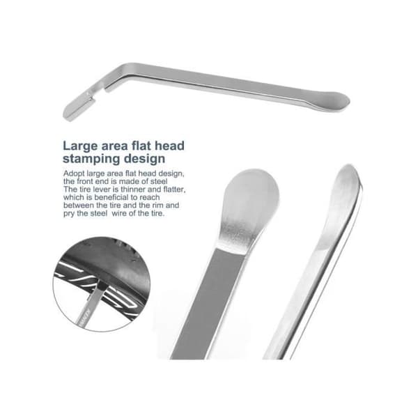 Dækmonteringsjern - Ikke specificeret - 3 STK - Rustfrit stål - Ergonomisk - Holdbar