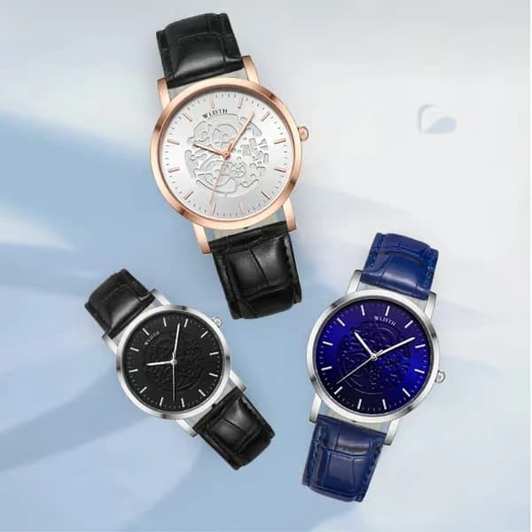 Armbåndsur Analog Klassisk Ur Mænd Sort Sort sort