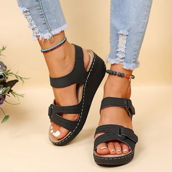 Slingback Sandaler SKO SORT 37/UK 4 sort 37/UK 4 sort 37/UK 4 black