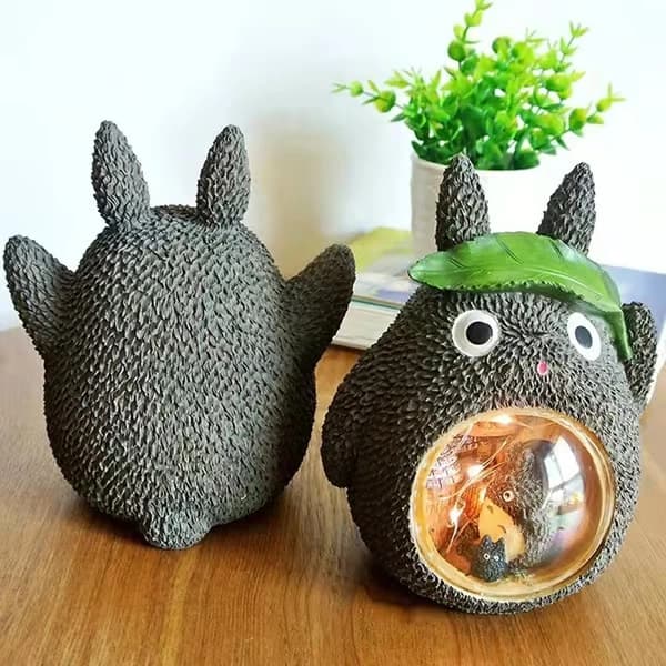 Studio Ghibli Spirited Away Min Nabo Totoro Figurer Legetøj LED - Perfekt