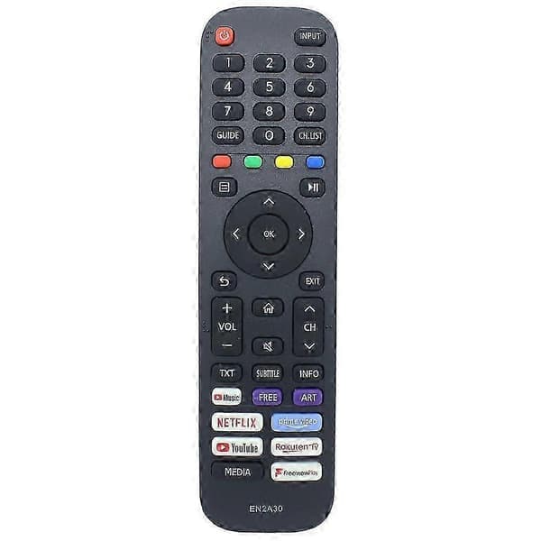 EN2A30 för Hisense TV-fjärrkontroll Intelligent ersättningskontroll