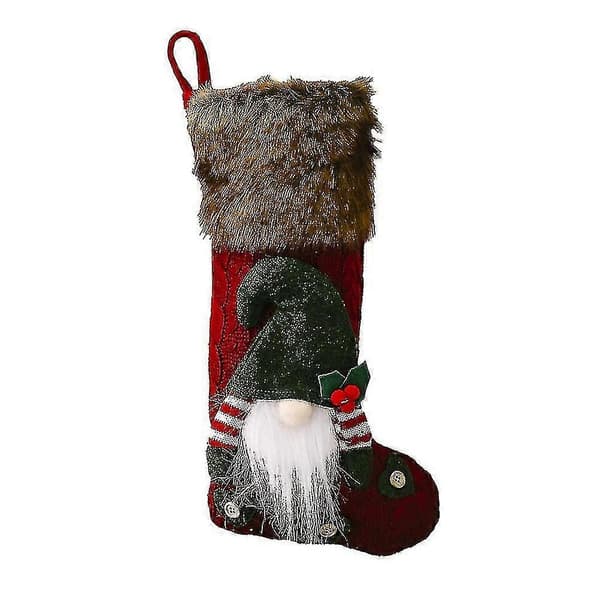 1 st presentsockor julstrumpa presentpåse julklappspåse julklappssockor för barnfest