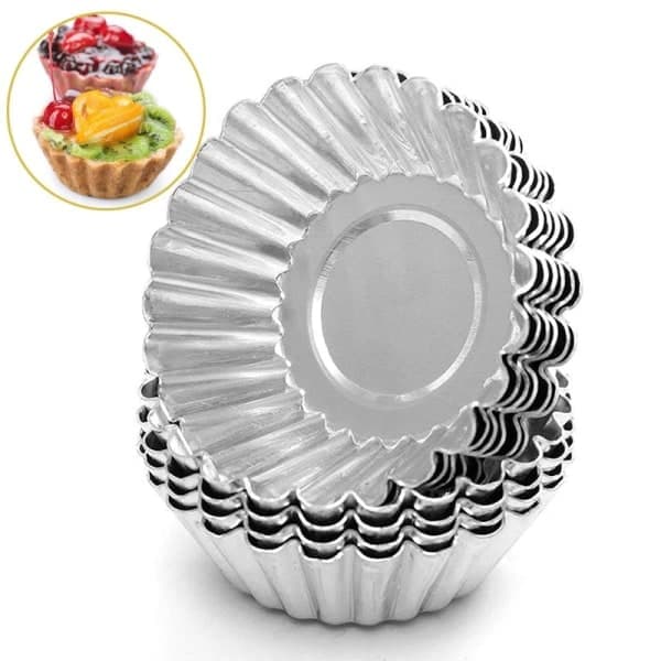 10 stk. Metalbageforme - Muffinform - Småkager - Forme