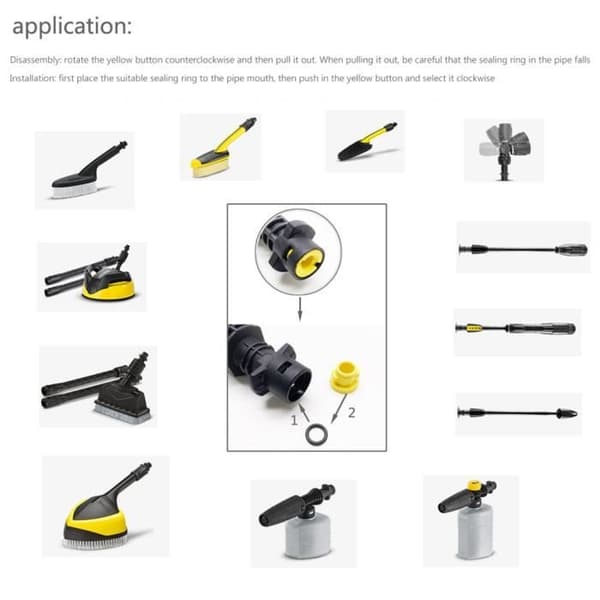 O-ring for Karcher lanse slangedyse erstatning O-ring 2.640-729.0 gummi O-ring