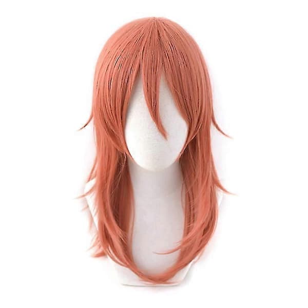 Chainsaw Man Cosplay Angel Devil pitkä peruukki joulu oranssi väri peruukki anime peruukit