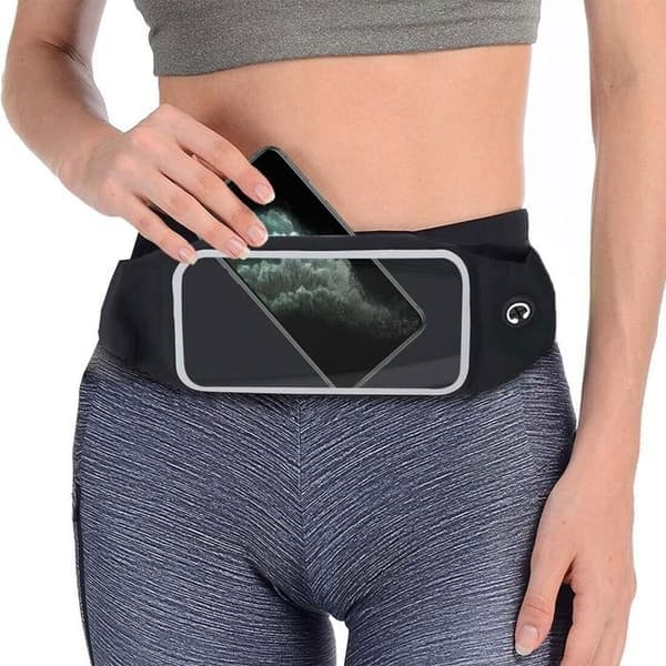 Mobiltelefon Lomme Taljetaske med Klart Touchscreen Vindue - Til iPhone 13 Pro Max
