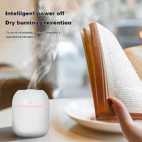 Bærbar Mini Kopp Spray Tåke Luftfukter, USB Aroma Eterisk Olje Diffuser for Kontor, Soverom Bil, Kjølig Tåke Luftfukter