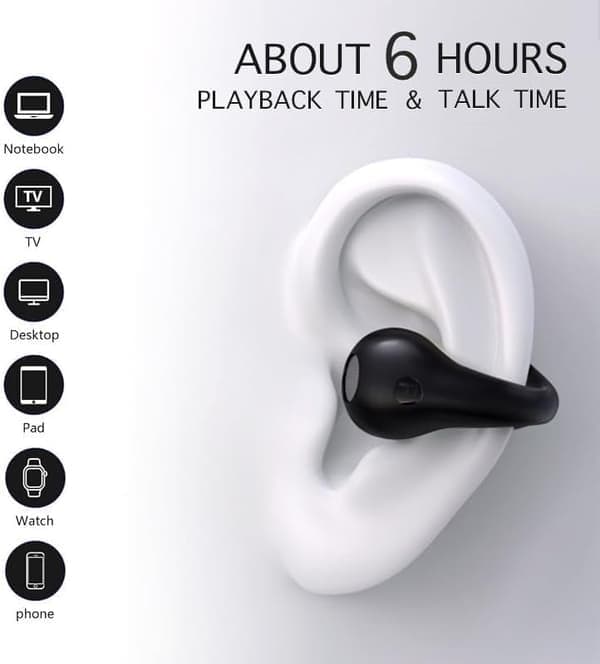 Trådløse ørepropper – Bluetooth 5.3-hodetelefoner 50 timers avspilling med LED-strømdisplay, IPX7 vanntett ladeetui