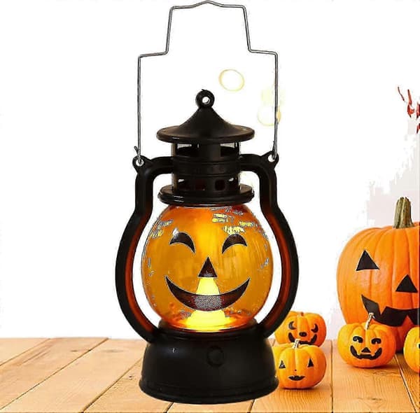 Jack-o-lantern | Bärbar Jack-o-lantern Prydnad Svart 1 Styck