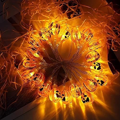 Halloween dekorative gresskar LED-lysstreng for utendørs bruk (3m 30 lys)