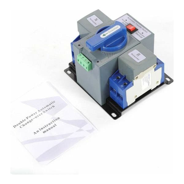 2P 63A Dubbel Automatisk Omkopplare – 220V Spänning – IP63 Skyddsklass – Omkopplingstid ≤2S – Väggmontering