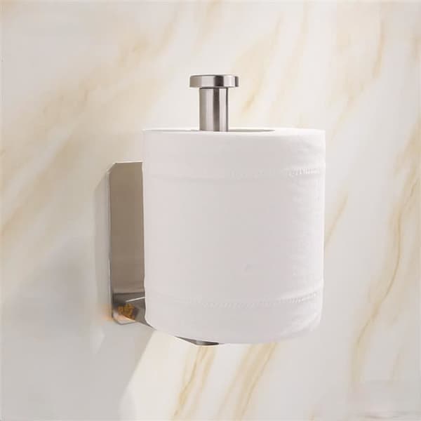 Selvklæbende toiletpapirholder, papirholder i rustfrit stål, toiletpapirholder