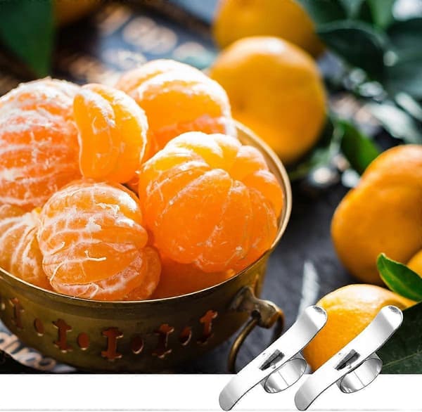 2 stk. appelsinskreller i rustfritt stål, sitrusfruktskreller, kjøkkenredskap for sitron, pitaya, pasjonsfrukt og grapefrukt