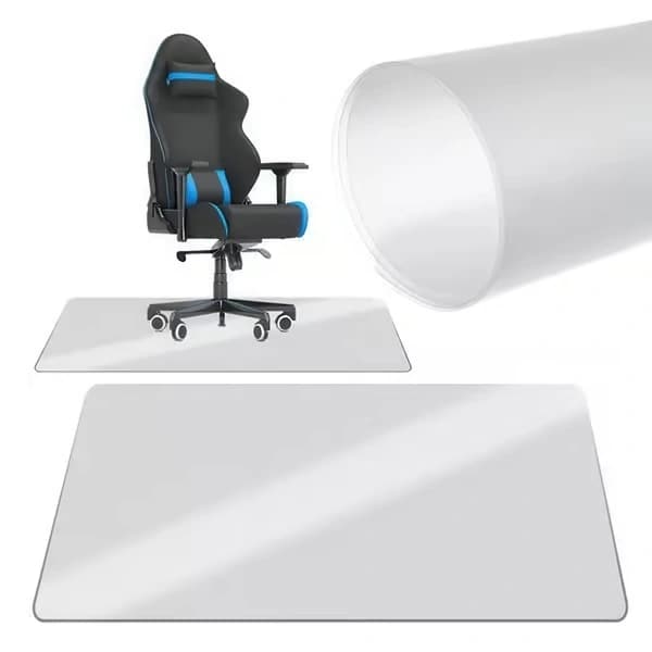 Golvskyddsmatta för stol / Stolmatta - 90x130cm