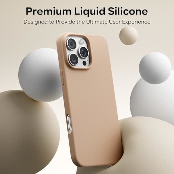 Flydende silikonecover til iPhone 17 Pro Max, stødsikkert blødt telefoncover, fuld beskyttelse, marineblå iPhone 17 Pro Max Navy blue iPhone 17 Pro Max