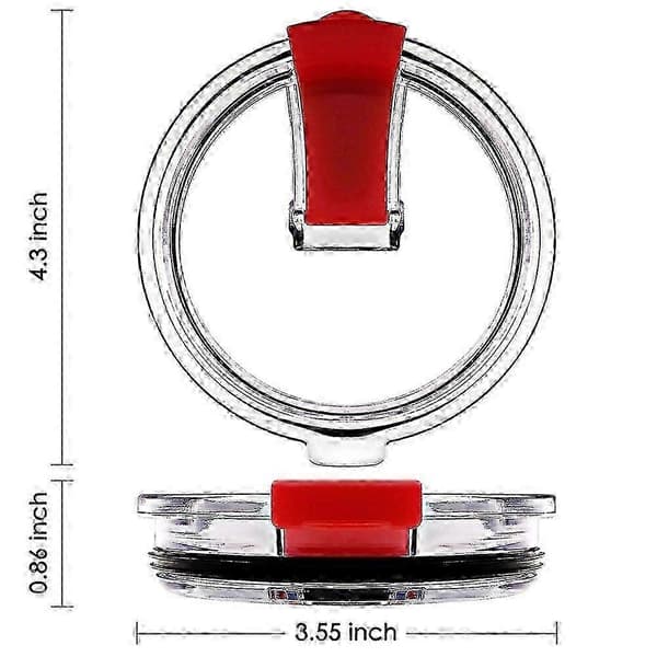 3-pack 30 oz dricklock läckagesäkra stänksäkra lock för dricksglas och muggar
