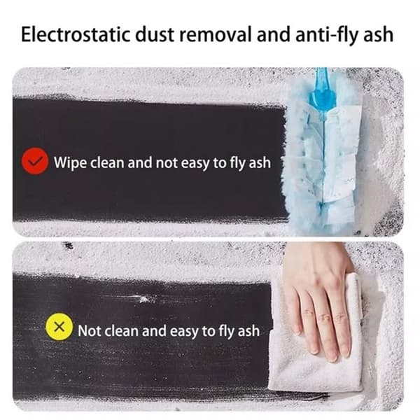 30 Duster Refills, Engångsdammvippor Kompatibla med Swiffer Dusters