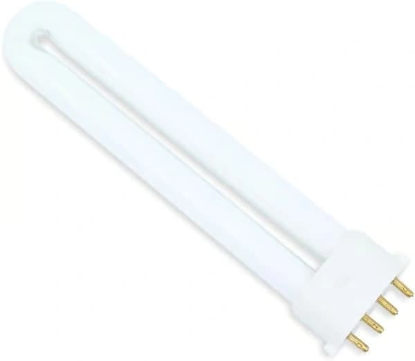 9W Lyspære Twin Tube Erstatning til Lyspære - 2G7 Base 4 Pin