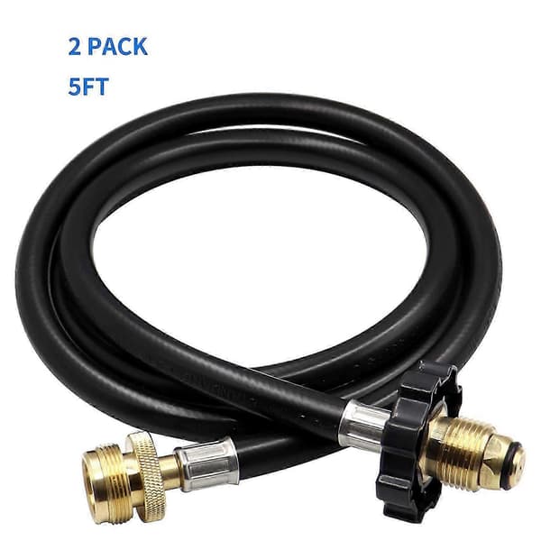 2-pak propanadaptersslange 0,45 kg til 9 kg, til Buddy Heater, Coleman komfur