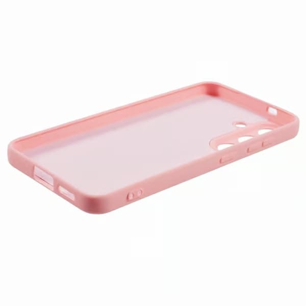 För Samsung Galaxy S25+ Mobilskal Böjd kant 2,0 mm TPU Skyddande mobilskal - Rosa (Rosa)