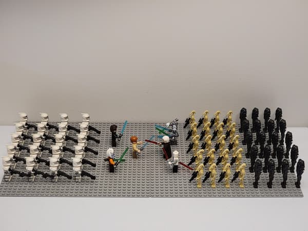 Star Wars Battle Sæt Fase 1 Clone Troopers Droider Custom Sæt 66 dele