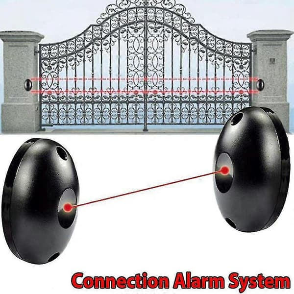 Infrarød Stråledetektor Innbruddsalarm IR Alarm Sensor Alarmsystem