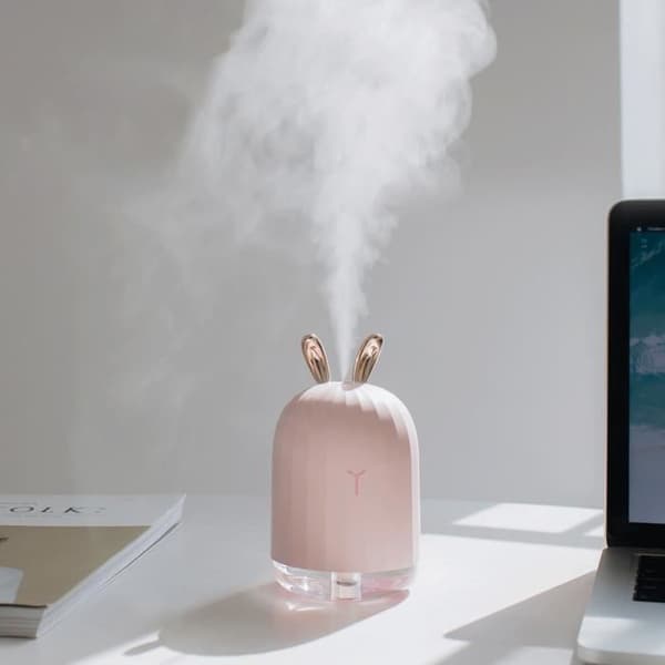 220 ml mini luftfugter æterisk olie diffuser aromaterapi hjem ultralyd USB natlys kanin