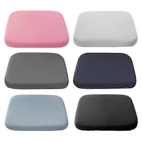 Sittdyna i memoryskum med rem, långsam återhämtning, alla årstider, halkfri, tvättbar - perfekt mörkblå stor_tfrf ljusgrå light grey