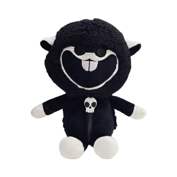 Nightmare Critters Spiltilbehør, Lammeklude, Nightmare Uldplys Legetøj Sort Black