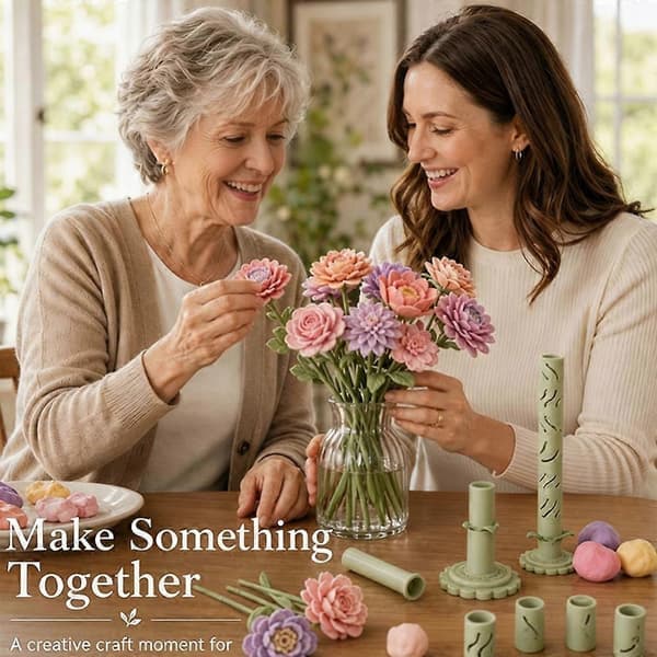 Modular-Clay Blooms Maker Blooms by Play-Doh sæt 3d ler blomsterfremstillingsmaterialer til voksne