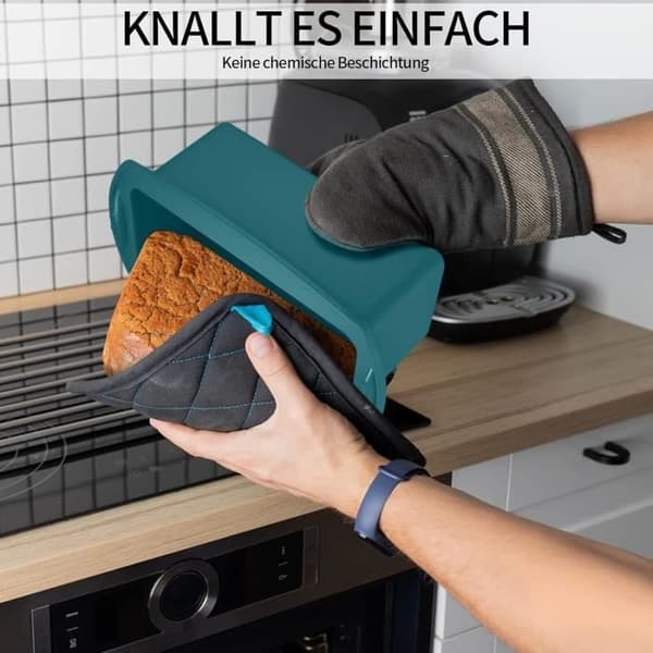 Brødforme - Noname - 2 Stykker - Fødevaregodkendt Silikone - Non-Stick - Genanvendelig