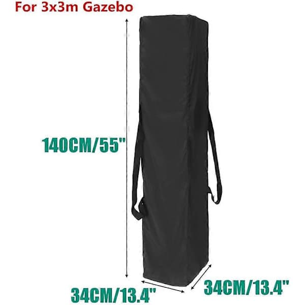 Teltpose 140 cm Stangpose Oppbevaring med To Bærestropper 140x34x34 cm