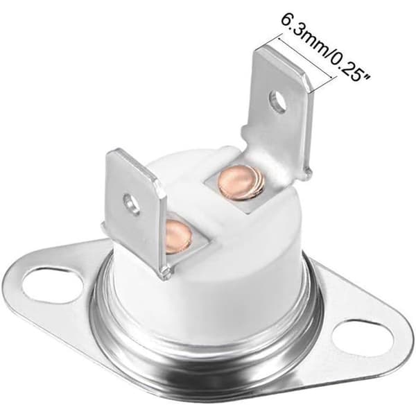 KSD301 Termostat - 5 Stykker - 190°C Normalt Lukket - Snap Disc Termisk Afbryder - Til M