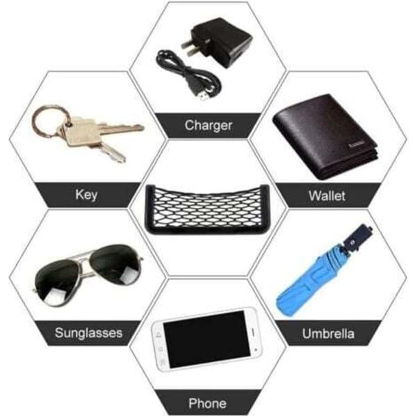 Universal sort net til bilbagagerum, sort net til bilbagagerum, elastisk net til bilopbevaring