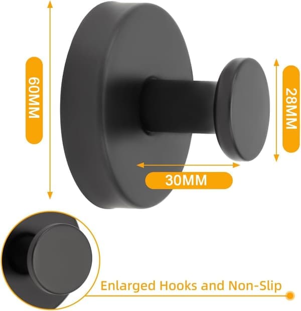 pcs Suction cups, towel rail, bathroom, kitchen, wall, without drilling, wall hook for hanging keys, jackets