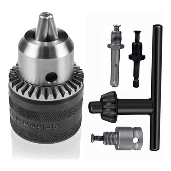 1,5-13 mm nyckelchuck, SDS-Plus-adapter, 1/2\"-20UNF borrchuck, snabbkopplingschuck