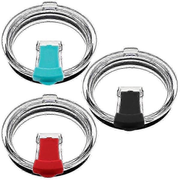 3-pack 30 oz dricklock läckagesäkra stänksäkra lock för dricksglas och muggar